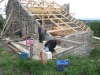 Preparing for the wood frame