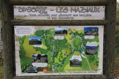 carte de | map of Bigorre Les Maziaux, Auvergne France