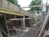 Looking toward the outdoor entrance of the cellar